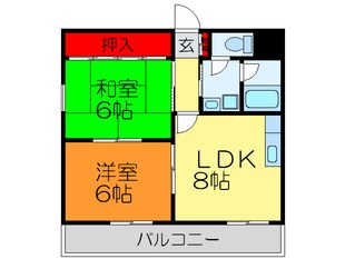 ファースト小阪の物件間取画像